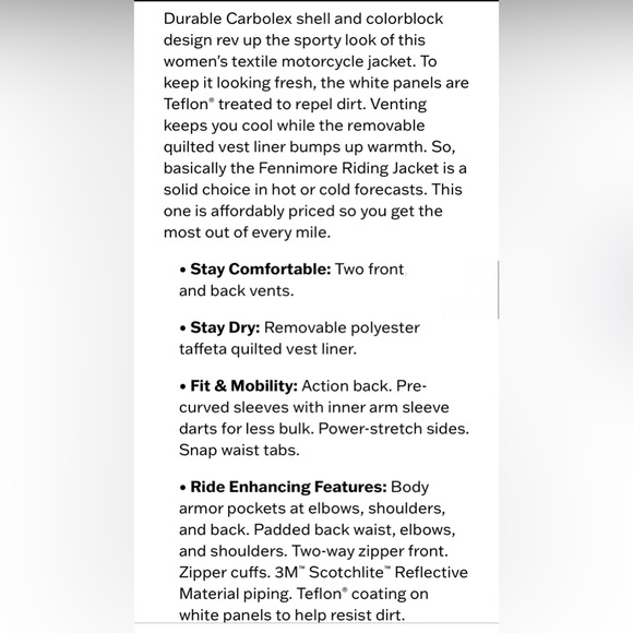 NEW Harley Davidson Women’s Fennimore Riding Jacket - Size Medium - Picture 4 of 10